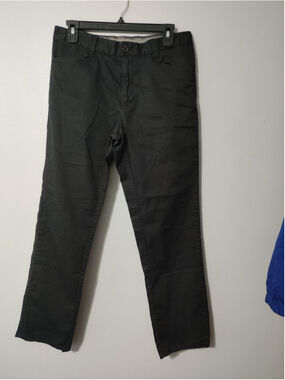 Men's Calvin Klein Chino Pants Black Size 30x29 Cotton Spandex